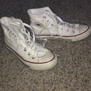 High top white chucks